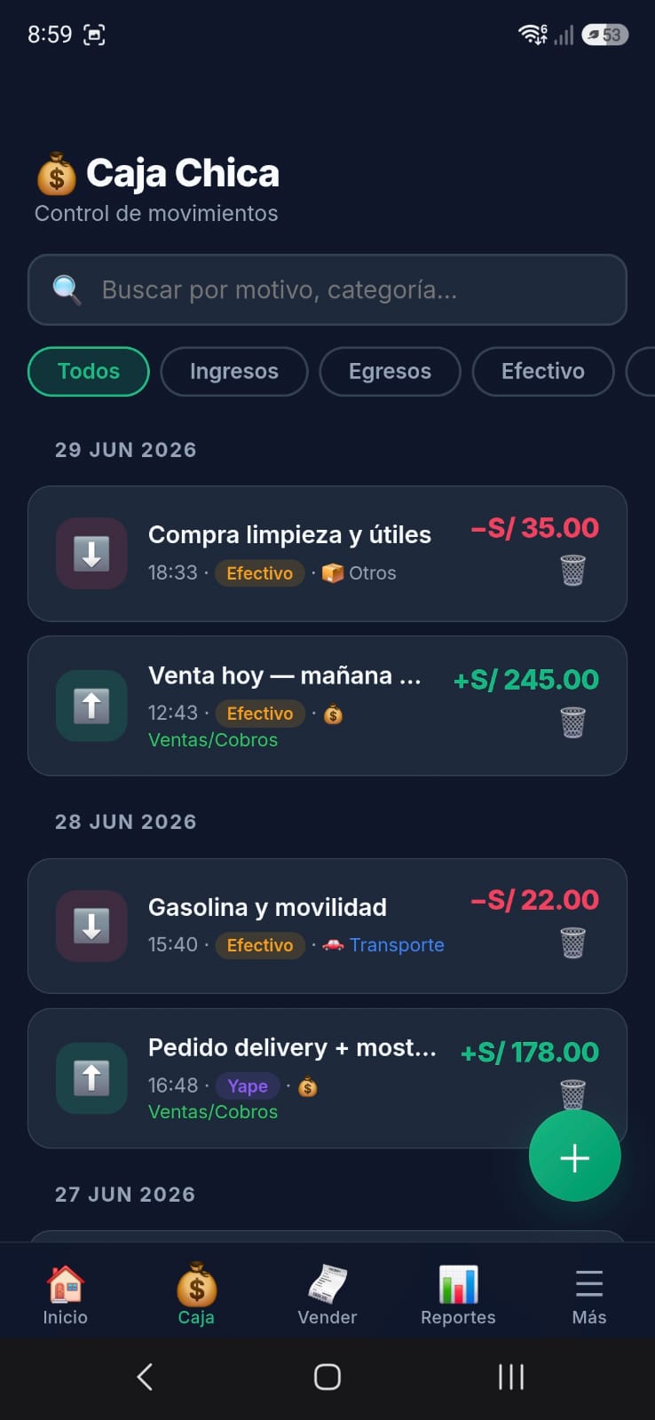 🧾 FacturaBox v1 — Tu Facturación y Caja Chica en el Celular - imagen 3