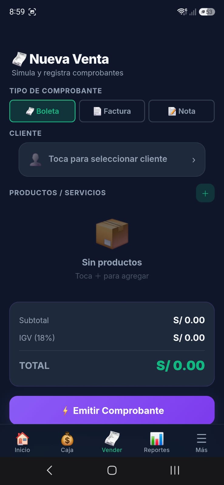 🧾 FacturaBox v1 — Tu Facturación y Caja Chica en el Celular - imagen 4