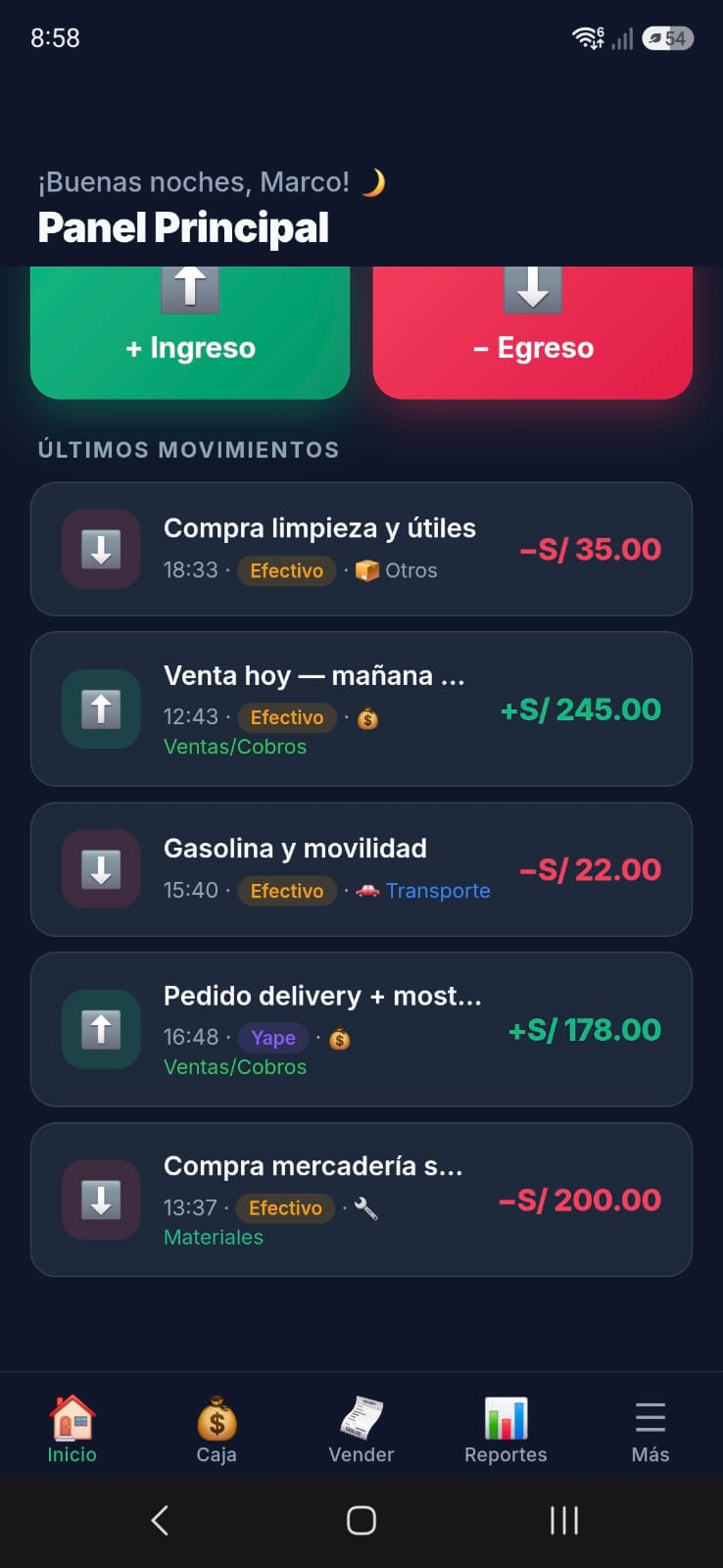 🧾 FacturaBox v1 — Tu Facturación y Caja Chica en el Celular - imagen 2